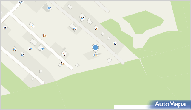 Zendek, Strąków, 8K, mapa Zendek