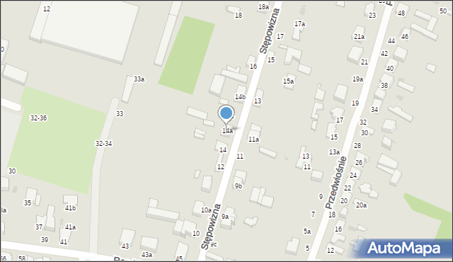 Zgierz, Stępowizna, 14a, mapa Zgierz