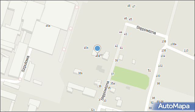 Zgierz, Stępowizna, 40a, mapa Zgierz