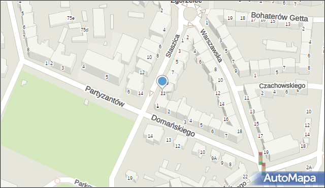 Zgorzelec, Staszica Stanisława, 11, mapa Zgorzelec