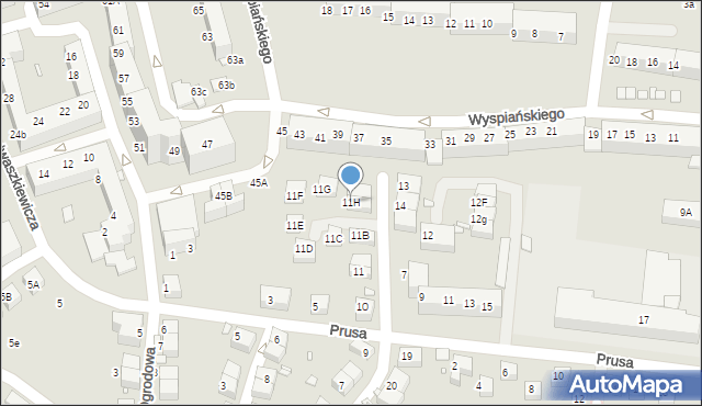 Zgorzelec, Struga Andrzeja, 11H, mapa Zgorzelec