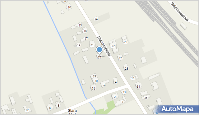 Zielkowice, Starowiejska, 25, mapa Zielkowice