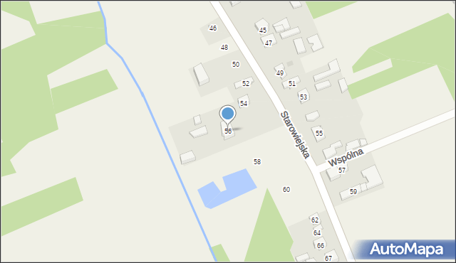 Zielkowice, Starowiejska, 56, mapa Zielkowice