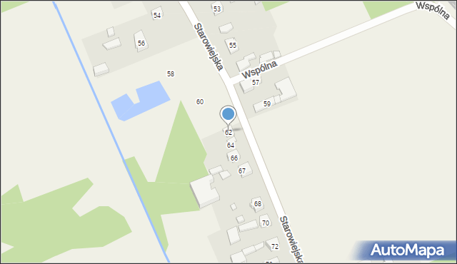 Zielkowice, Starowiejska, 62, mapa Zielkowice