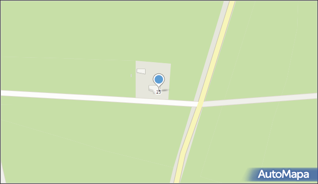 Zielona Góra, Stary Kisielin-Zatorze, 15, mapa Zielona Góra