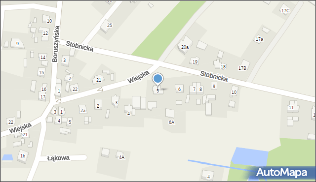 Zielonagóra, Stobnicka, 5, mapa Zielonagóra