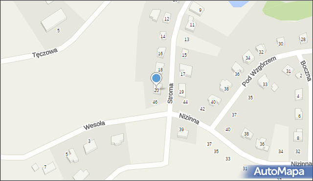 Ziemnice, Stroma, 20, mapa Ziemnice