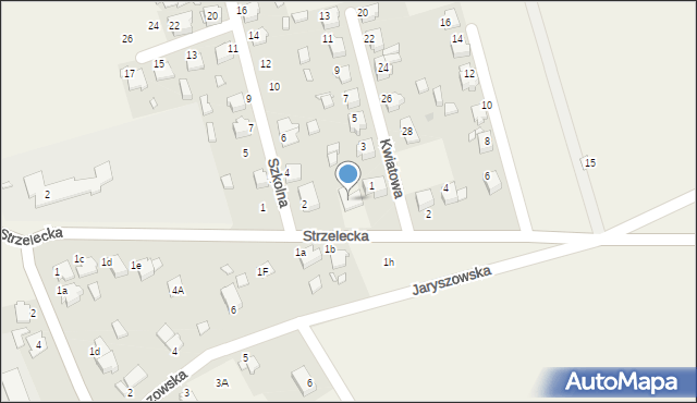 Zimna Wódka, Strzelecka, 2e, mapa Zimna Wódka