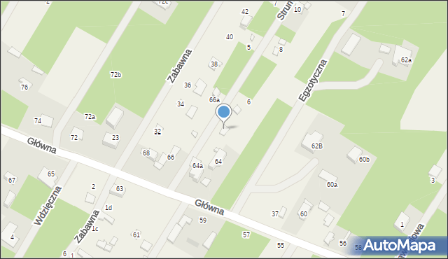 Zofiówka, Strumykowa, 4, mapa Zofiówka