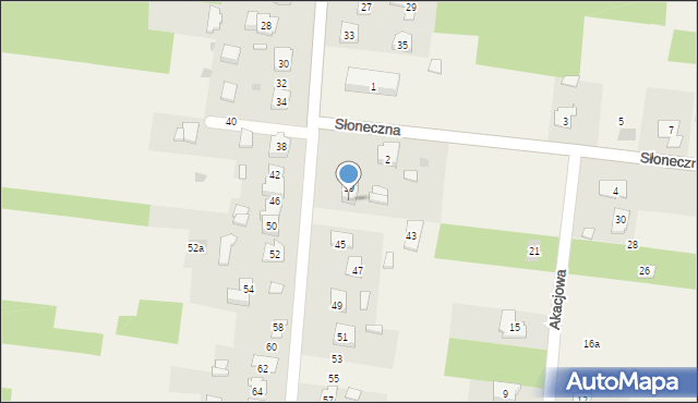 Żurada, Starowiejska, 41, mapa Żurada