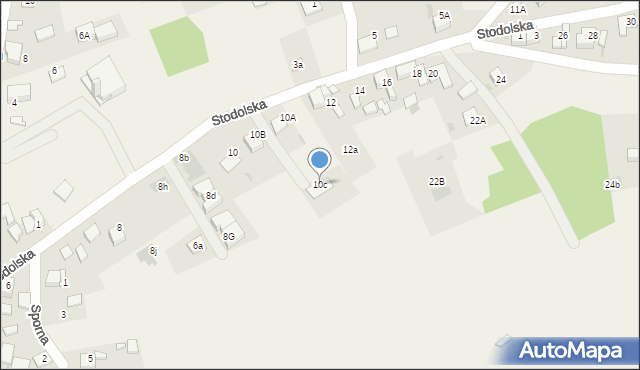 Zwonowice, Stodolska, 10c, mapa Zwonowice