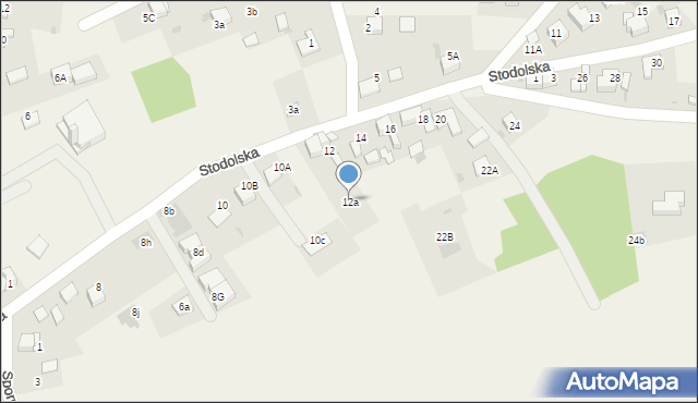 Zwonowice, Stodolska, 12a, mapa Zwonowice