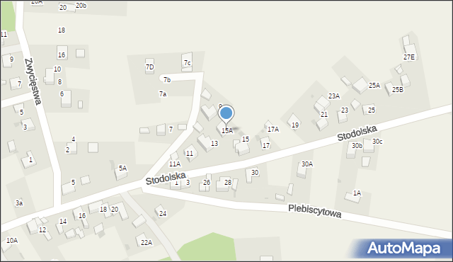 Zwonowice, Stodolska, 15A, mapa Zwonowice