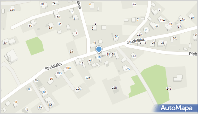 Zwonowice, Stodolska, 16, mapa Zwonowice