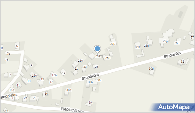 Zwonowice, Stodolska, 25A, mapa Zwonowice