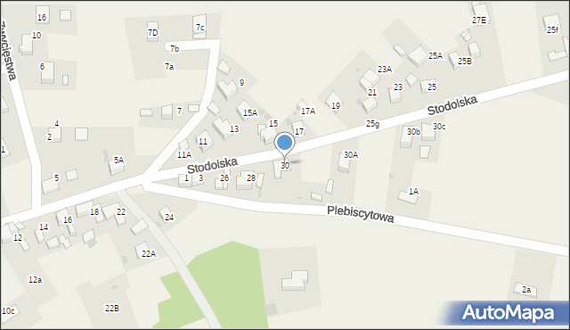 Zwonowice, Stodolska, 30, mapa Zwonowice