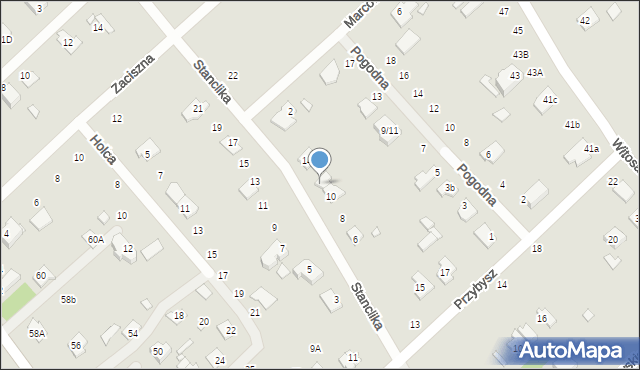 Żyrardów, Stanclika Zbigniewa, 12, mapa Żyrardów