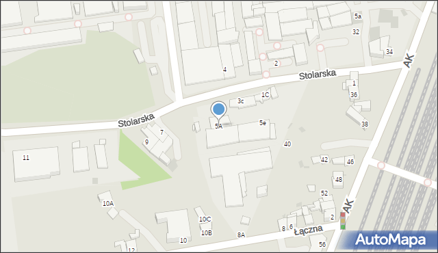 Żywiec, Stolarska, 5A, mapa Żywiec