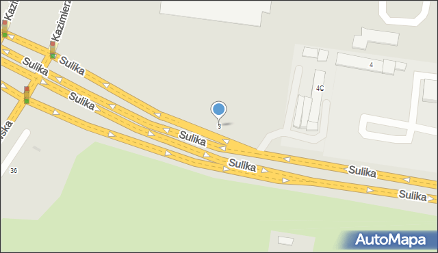 Białystok, Sulika Nikodema, gen., 3, mapa Białegostoku