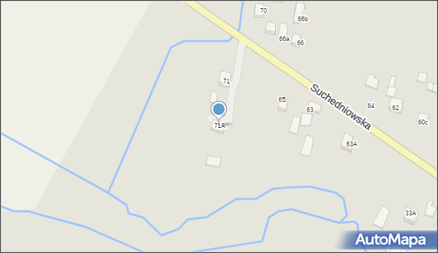 Bodzentyn, Suchedniowska, 71A, mapa Bodzentyn