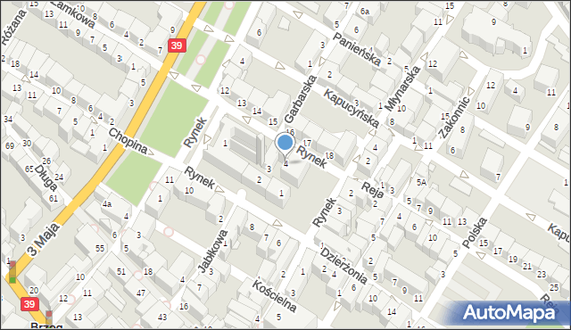 Brzeg, Sukiennice, 4, mapa Brzeg