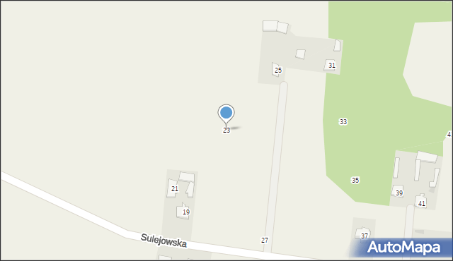 Chrzęsne, Sulejowska, 23, mapa Chrzęsne