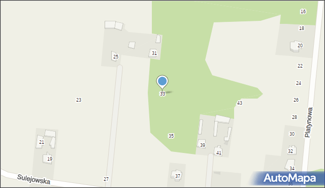 Chrzęsne, Sulejowska, 33, mapa Chrzęsne