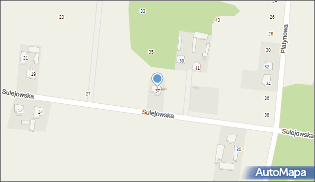 Chrzęsne, Sulejowska, 37, mapa Chrzęsne