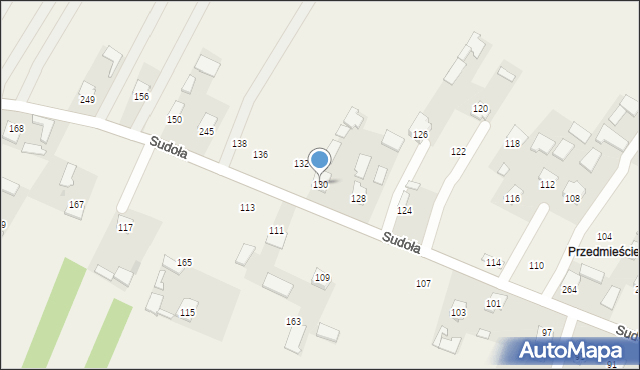 Dzikowiec, Sudoła Stanisława, ks., 130, mapa Dzikowiec