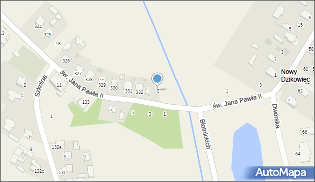 Dzikowiec, Sudoła Stanisława, ks., 2, mapa Dzikowiec