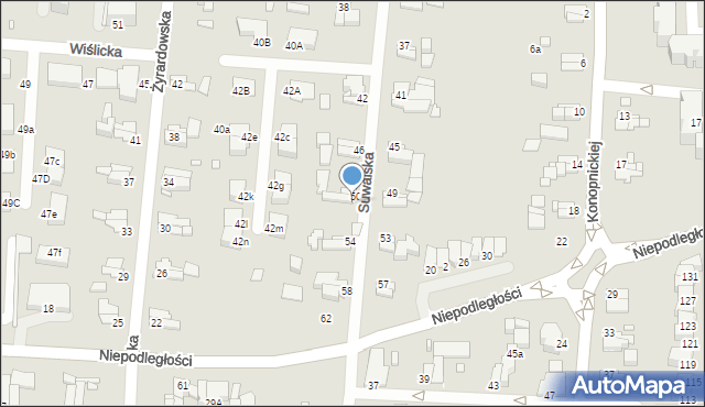 Elbląg, Suwalska, 52, mapa Elbląga