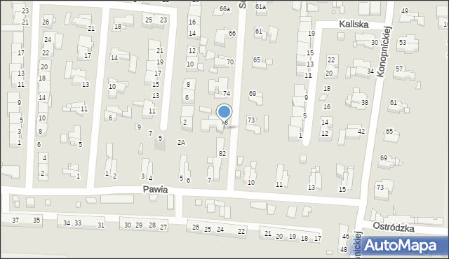 Elbląg, Suwalska, 80, mapa Elbląga