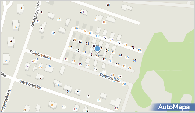 Gdańsk, Sulęczyńska, 39, mapa Gdańska