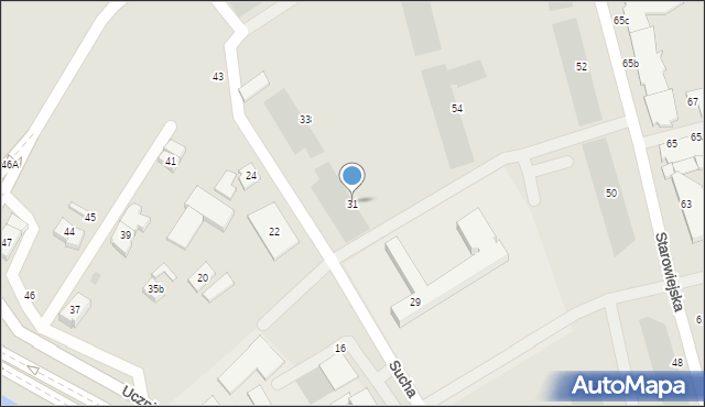 Gdańsk, Sucha, 31, mapa Gdańska