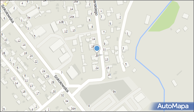 Golub-Dobrzyń, Sucharskiego Henryka, mjr., 20, mapa Golub-Dobrzyń