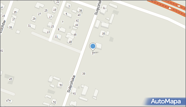 Gorzów Wielkopolski, Sulęcińska, 37, mapa Gorzów Wielkopolski