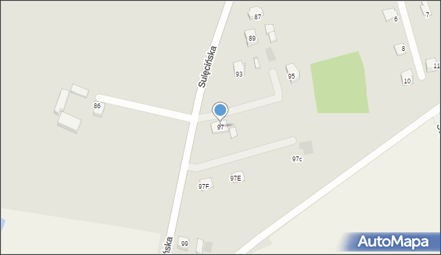 Gorzów Wielkopolski, Sulęcińska, 97, mapa Gorzów Wielkopolski