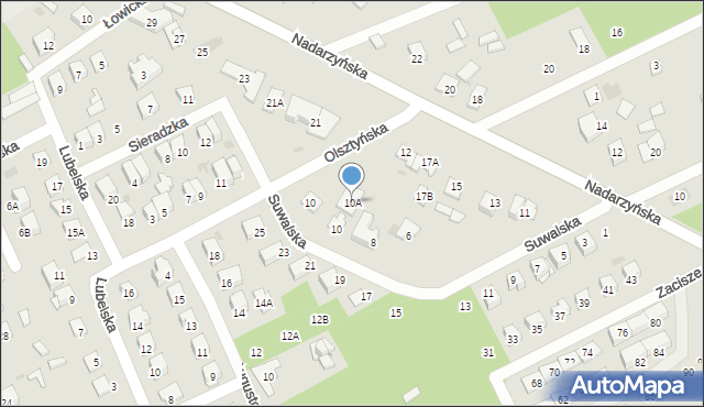 Grodzisk Mazowiecki, Suwalska, 10A, mapa Grodzisk Mazowiecki