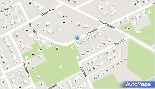 Grodzisk Mazowiecki, Suwalska, 11, mapa Grodzisk Mazowiecki