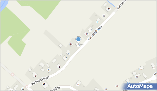 Gromnik, Sucharskiego Henryka, mjr., 13, mapa Gromnik