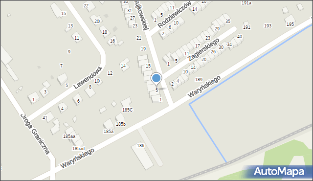 Grudziądz, Sujkowskiej S., dr., 5, mapa Grudziądza