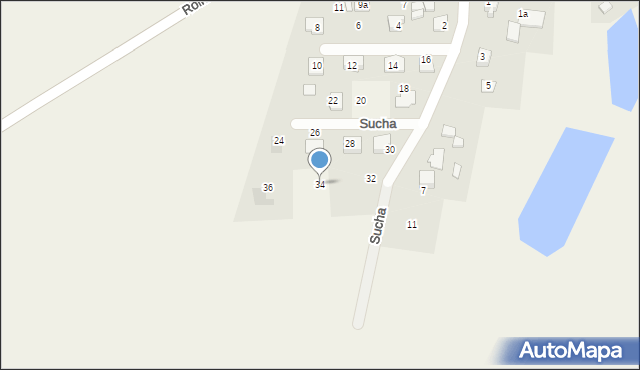 Jarząbkowice, Sucha, 34, mapa Jarząbkowice