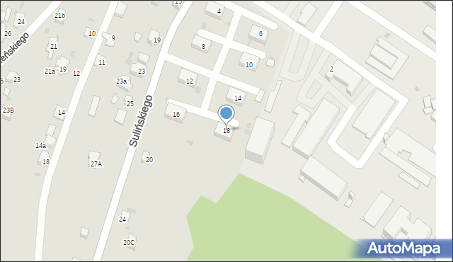 Jaworzno, Sulińskiego Jana, ks., 18, mapa Jaworzno
