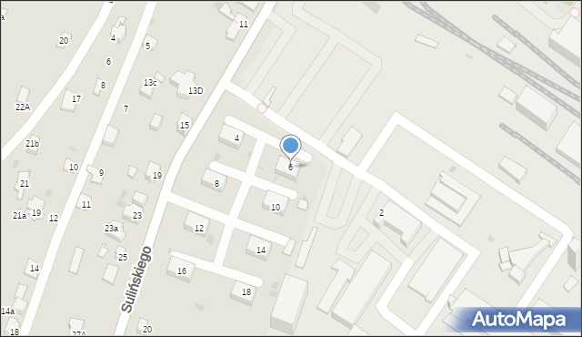 Jaworzno, Sulińskiego Jana, ks., 6, mapa Jaworzno