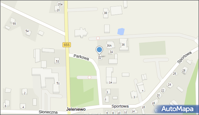 Jeleniewo, Suwalska, 32, mapa Jeleniewo