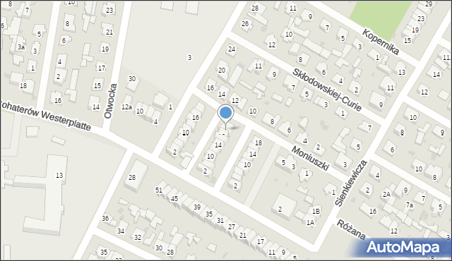 Karczew, Sucharskiego Henryka, mjr., 20, mapa Karczew