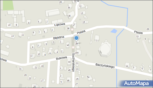 Kędzierzyn-Koźle, Sucharskiego Henryka, mjr., 19, mapa Kędzierzyna-Koźle