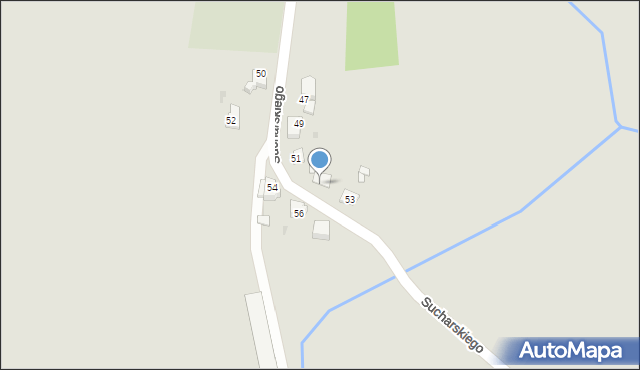 Kędzierzyn-Koźle, Sucharskiego Henryka, mjr., 51a, mapa Kędzierzyna-Koźle
