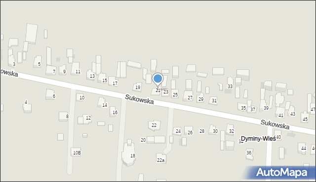 Kielce, Sukowska, 21, mapa Kielc