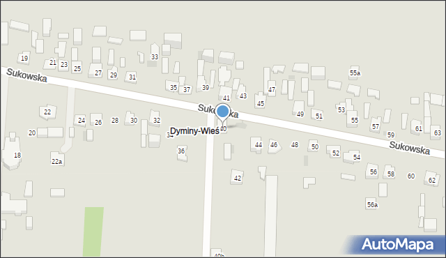 Kielce, Sukowska, 40, mapa Kielc